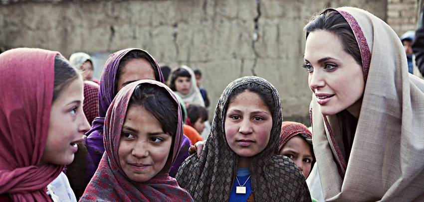 Angelina Jolie Support For Global Education Initiatives